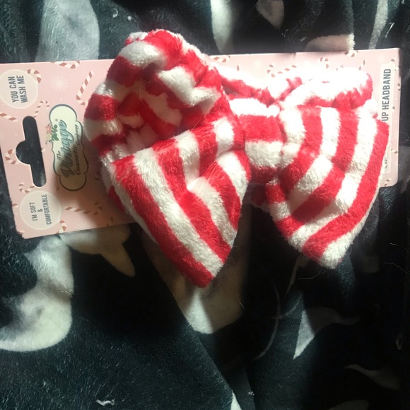 Vintage Cosmetic Co peppermint striped headband - Picture 1 of 2
